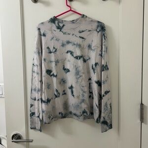 Lululemon Tie Dye Crewneck Sweater Multi Colored green/blue Women’s Size 8